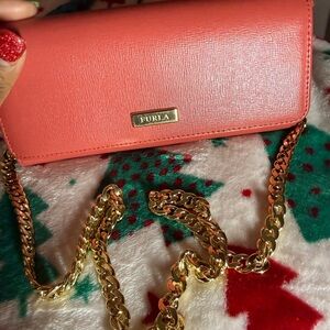Furla Coral Crossbody Bag with Gold Chain